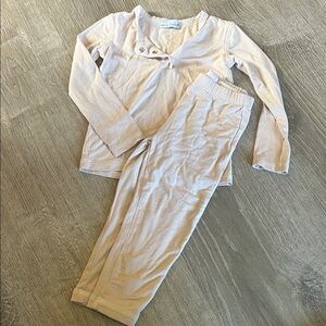 Oona Soft Beige Kids Pajama Set